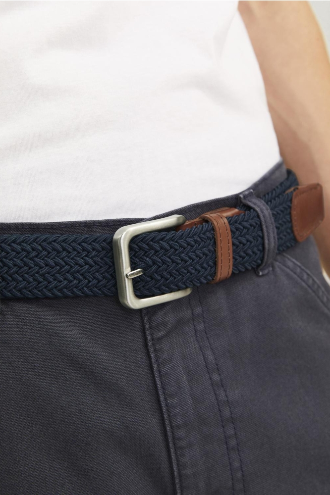 JACSPRING WOVEN BELT NOOS 12118114 NAVY BLAZER